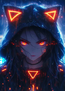 Cyberpunk Anime Girl