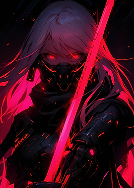 Cyberpunk Samurai Girl
