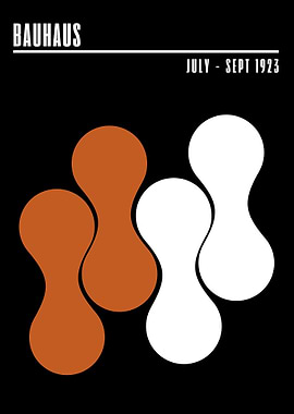 Bauhaus Abstract Poster