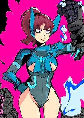 Cyberpunk Female Character