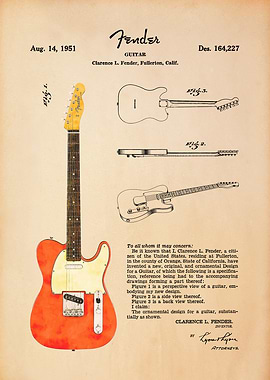 Fender Guitar Patent