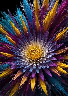 Colorful Flower Macro