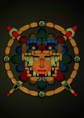 Feathered Serpent God Quetzalcoatl