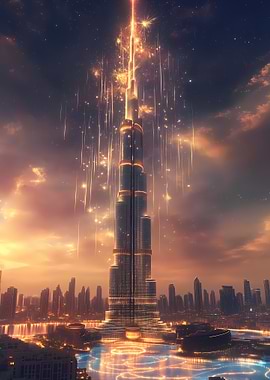 Burj Khalifa Sunset Celebration