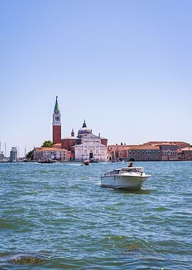 Venetian Island with Boat