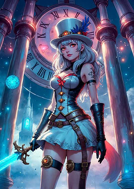 Steampunk Anime Girl