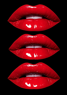 Red Lips Glossy