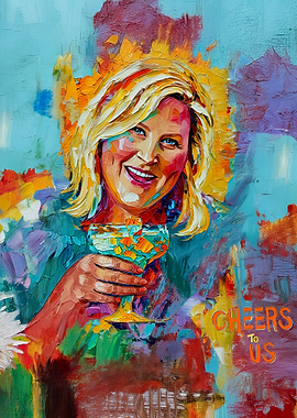 Somebody Somewhere: Bridget Everett Oil Paint Portrait