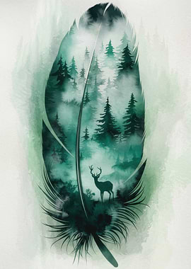 Forest Within a Feather