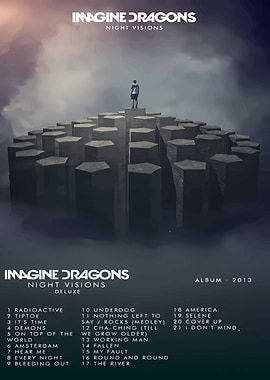 Imagine Dragons Night Visions Album Cover