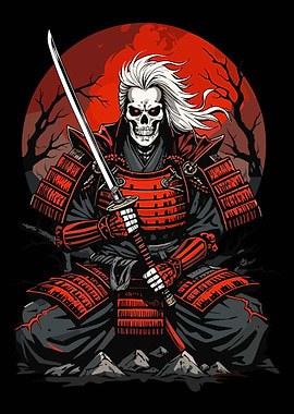 Samurai Skull Warrior