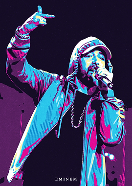 Eminem Pop Art Portrait