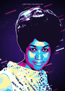 Aretha Franklin Pop Art