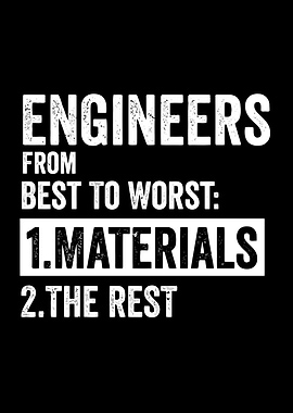 Engineers: Materials First