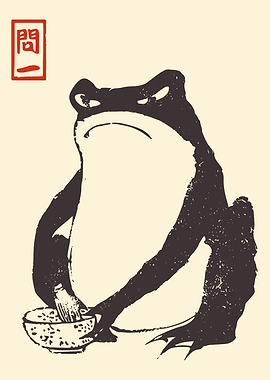 Matsumoto Hoji Grumpy Frog