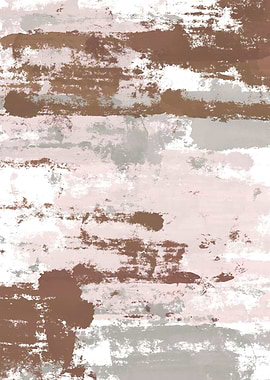 Abstract Mocha World Painting