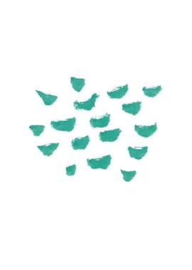 Green Minimalist Brush Strokes