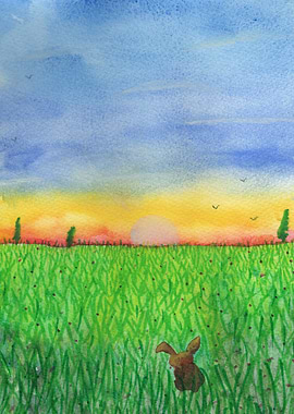 Bunny's Sunrise Meadow