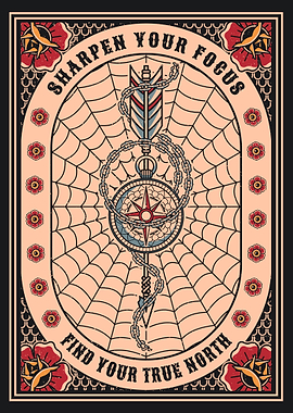 Compass and Arrow Design