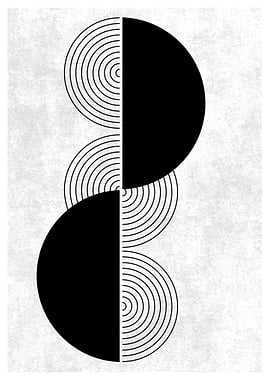 Abstract Geometric Print