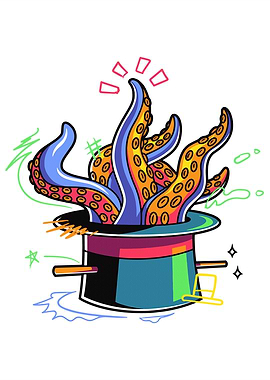 Octopus Magic Hat