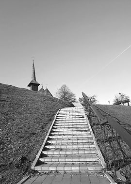 Stone Steps to Church