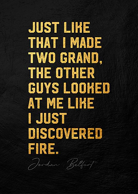 Jordan Belfort Quote