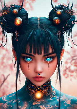 Cyberpunk Anime Girl