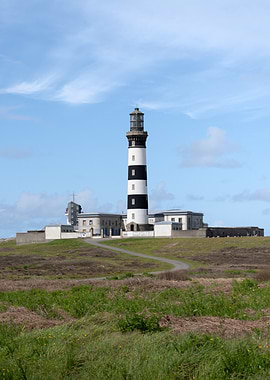 Ouessant Island Lighthouse, Brittany, France - Bretagne