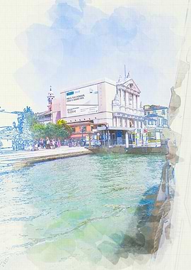 Waterfront Building in Venice