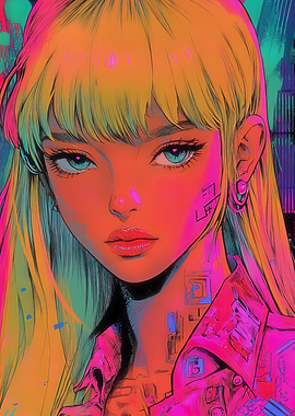 Cyberpunk Anime Girl