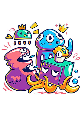 Cute Monster Friends