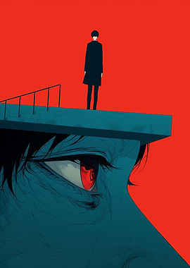 Giant Eye and Figure