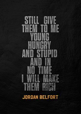 Jordan Belfort Quote