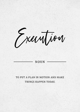 Execution Definition Print