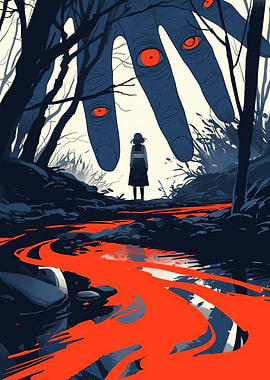 Giant Hand with Eyes