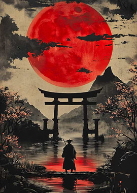 Red Moon Japan Samurai
