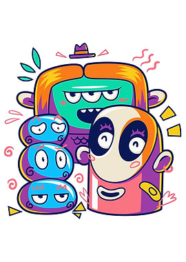 Funky Monster Friends