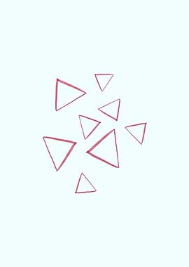 Red Ink Triangles