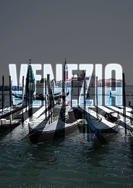 Venice Gondola Cityscape