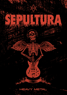 Sepultura Heavy Metal Skeleton