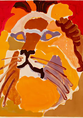 Lion Portrait Painting