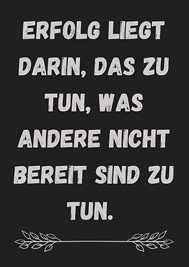 German Success Quote