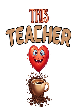 This Teacher Loves Coffee Perfect Teacher Appreciation Gift