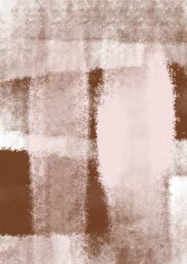 Mocha Abstract Lines Painting