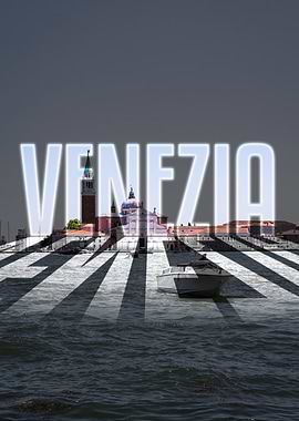 Venice Cityscape with Boat