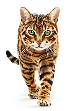 Bengal Cat Portrait