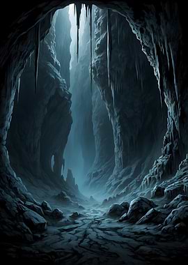 Dark Cave Entrance