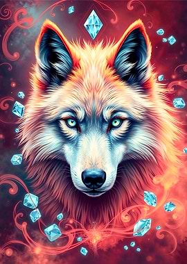 Aquamarine Wolf Stonimal