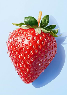 Juicy Red Strawberry